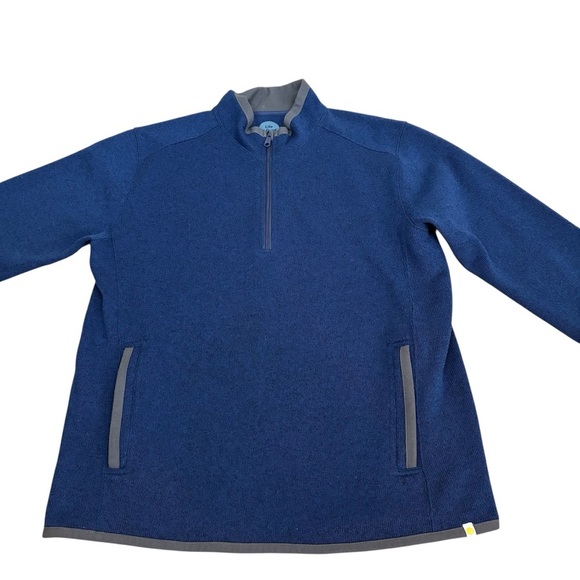 Life Is Good Blue and Gray Knit Pullover-Sz M - Picture 3 of 13